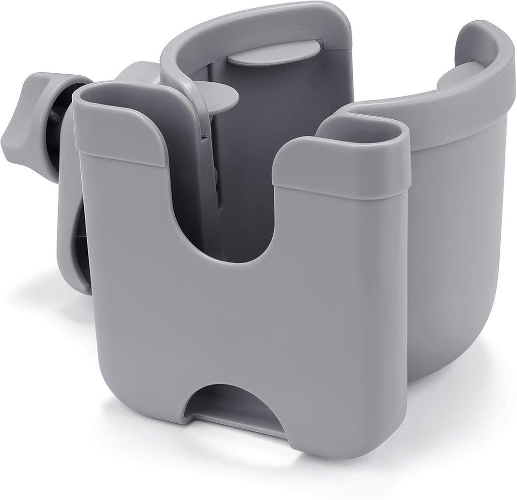 Stroller Cup Holder with Phone Holder, Bike Cup Holder, Universal Cup Holder for Uppababy Nuna Doona Strollers, 2-In-1 Cup Phone Holder for Stroller, Bike, Wheelchair, Walker, Scooter