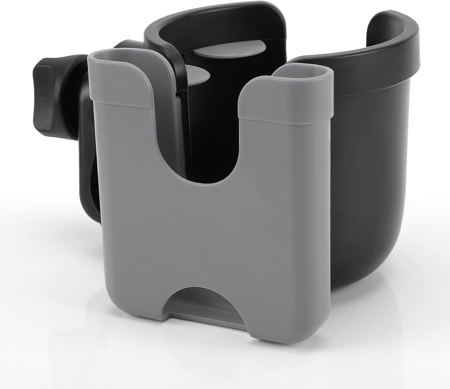 Stroller Cup Holder with Phone Holder, Bike Cup Holder, Universal Cup Holder for Uppababy Nuna Doona Strollers, 2-In-1 Cup Phone Holder for Stroller, Bike, Wheelchair, Walker, Scooter