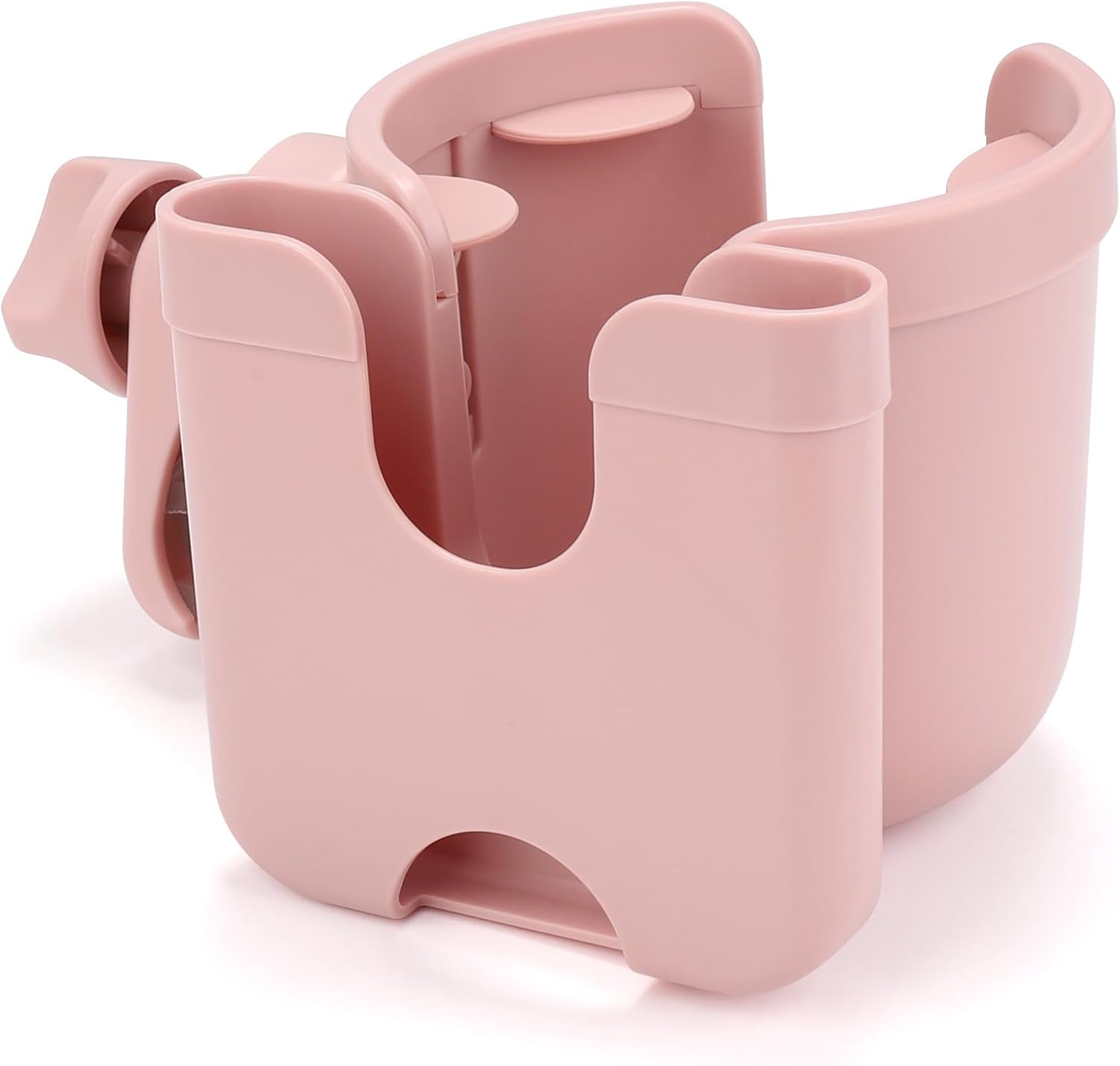 Stroller Cup Holder with Phone Holder, Bike Cup Holder, Universal Cup Holder for Uppababy Nuna Doona Strollers, 2-In-1 Cup Phone Holder for Stroller, Bike, Wheelchair, Walker, Scooter