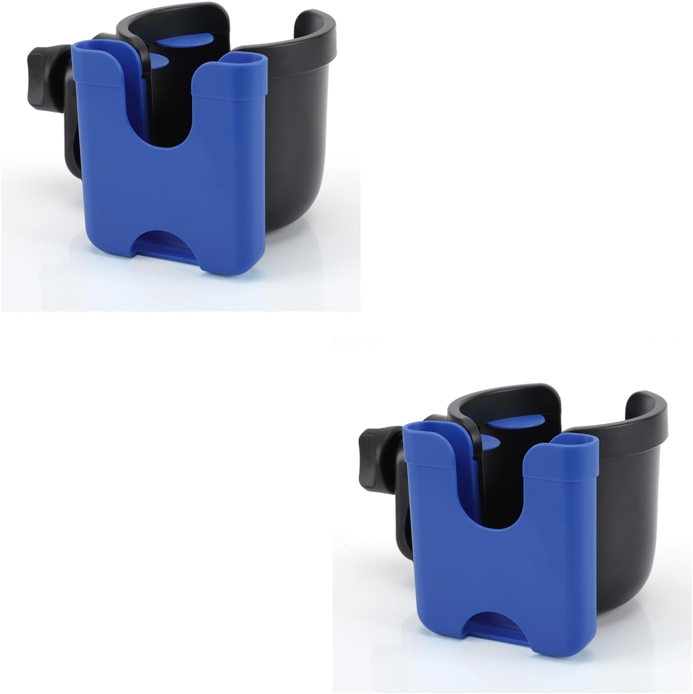 Stroller Cup Holder with Phone Holder, Bike Cup Holder, Universal Cup Holder for Uppababy Nuna Doona Strollers, 2-In-1 Cup Phone Holder for Stroller, Bike, Wheelchair, Walker, Scooter