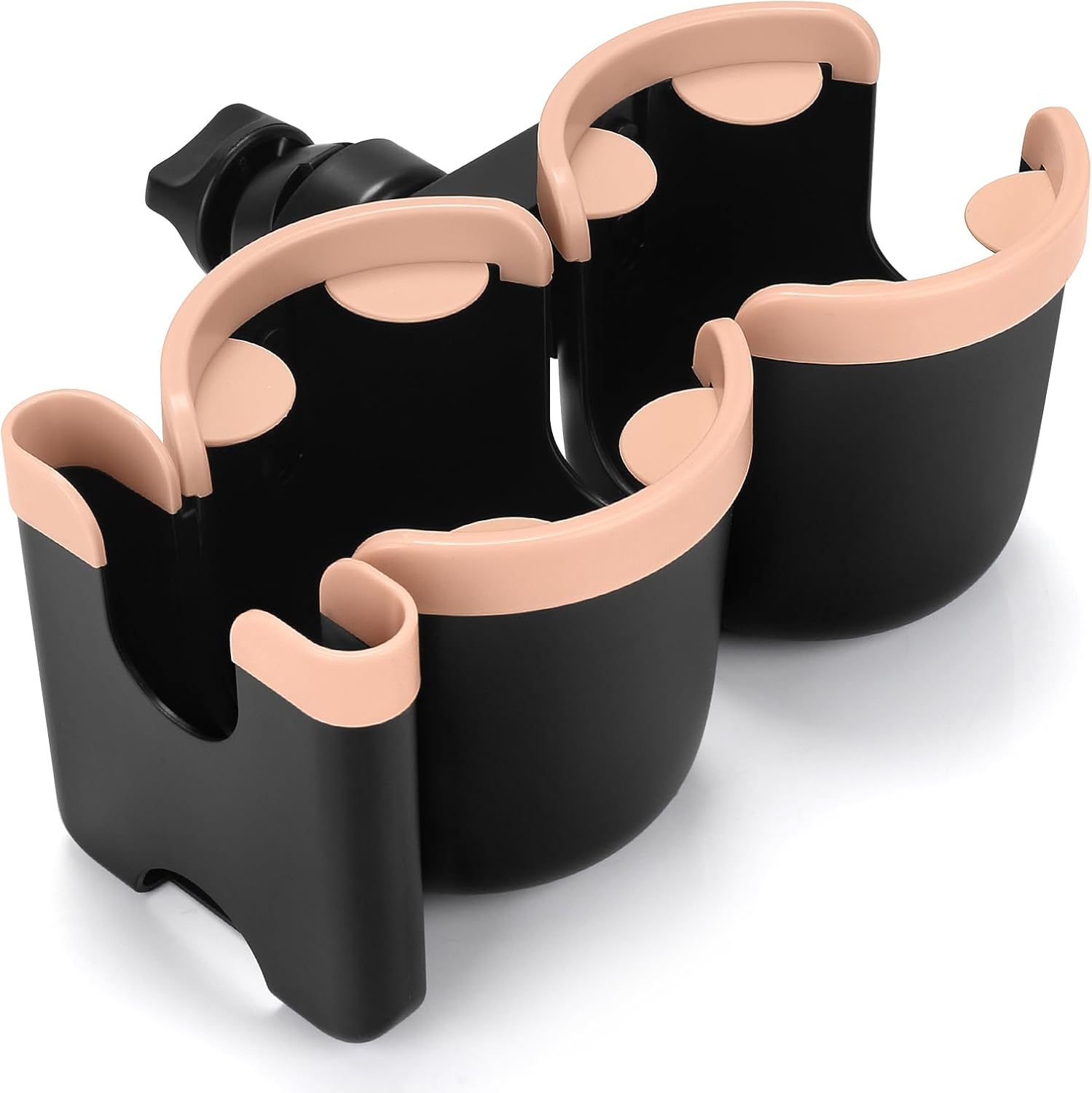 Stroller Cup Holder with Phone Holder, Bike Cup Holder, Universal Cup Holder for Uppababy Nuna Doona Strollers, 2-In-1 Cup Phone Holder for Stroller, Bike, Wheelchair, Walker, Scooter