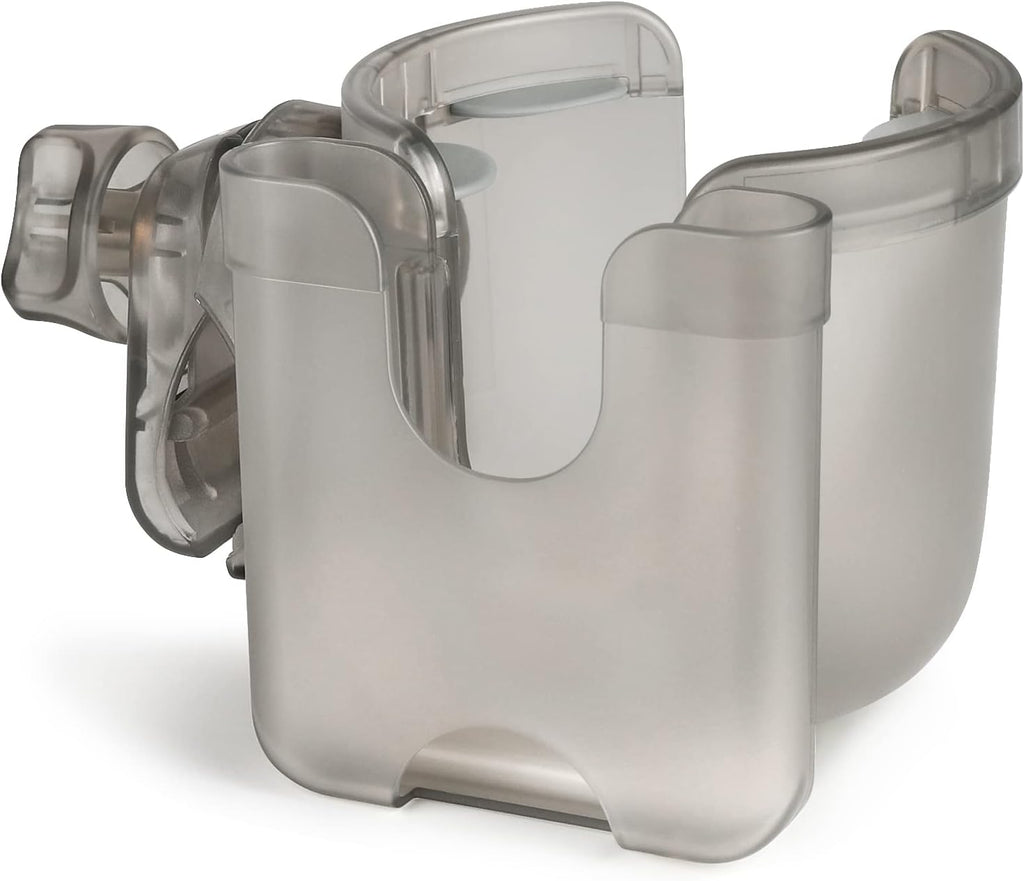 Stroller Cup Holder with Phone Holder, Bike Cup Holder, Universal Cup Holder for Uppababy Nuna Doona Strollers, 2-In-1 Cup Phone Holder for Stroller, Bike, Wheelchair, Walker, Scooter