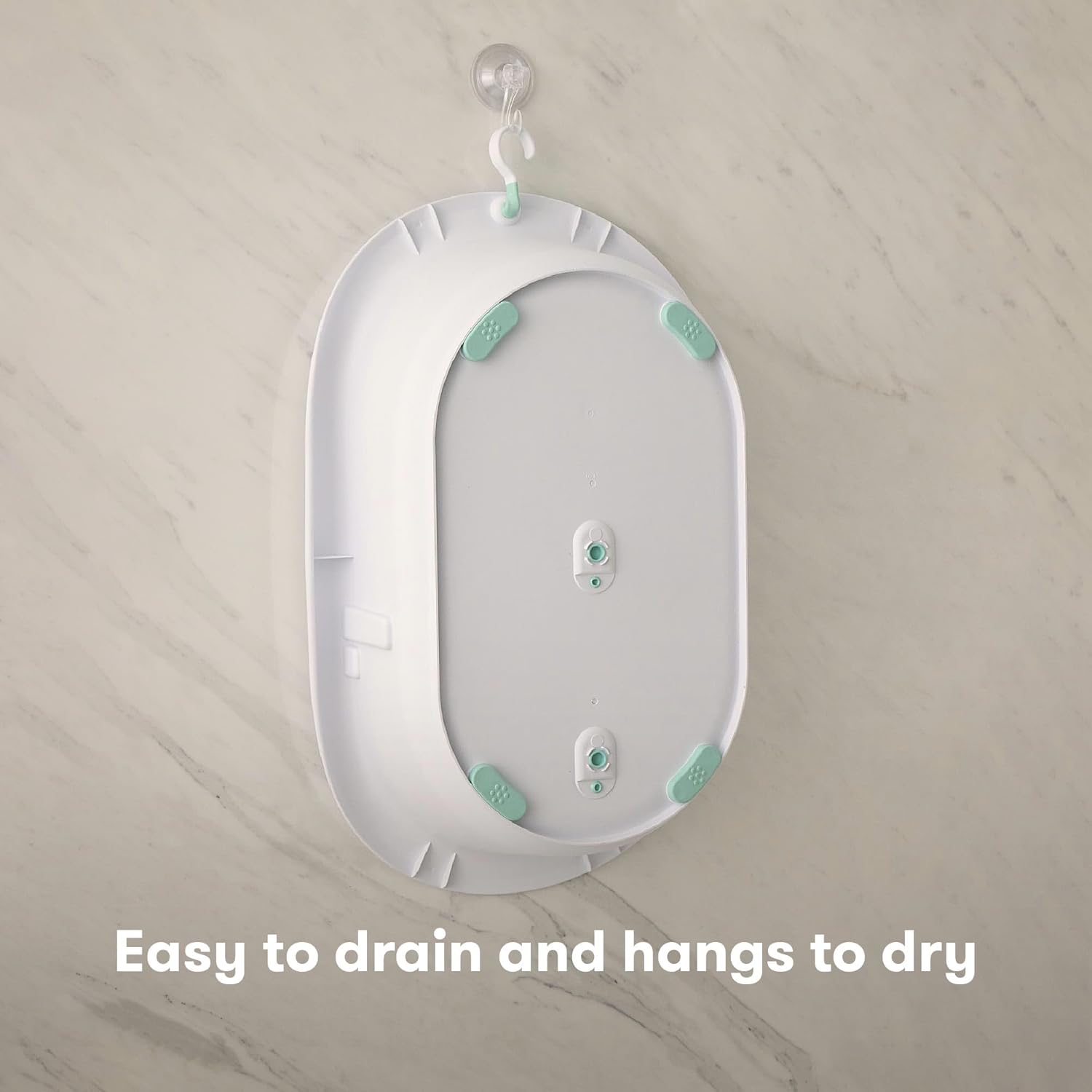 4-In-1 Grow-With-Me Baby Bathtub, Baby Tub for Newborns to Toddler with Removable Bath Seat & Backrest for Bath Support in Tub