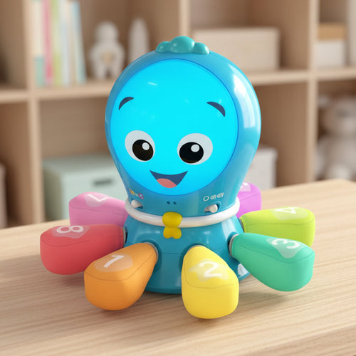 Ocean Explorers Go Opus Go 4-In-1 Crawl & Chase Activity Learning Toy, Music and Lights, Ages 3 Months to 5 Years