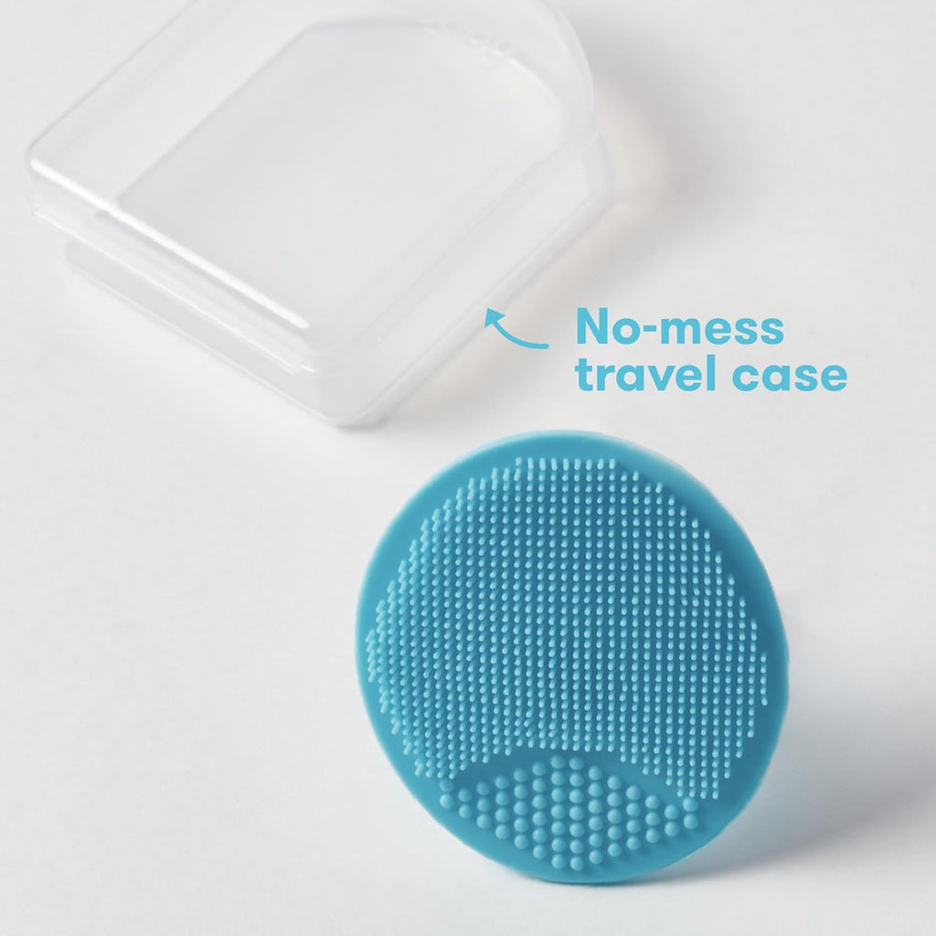 Dermafrida the Skinsoother Baby Bath Brush, Cradle Cap Brush for Babies, Baby Essential for Dry Skin, Cradle Cap Treatment and Eczema, 2 Pack