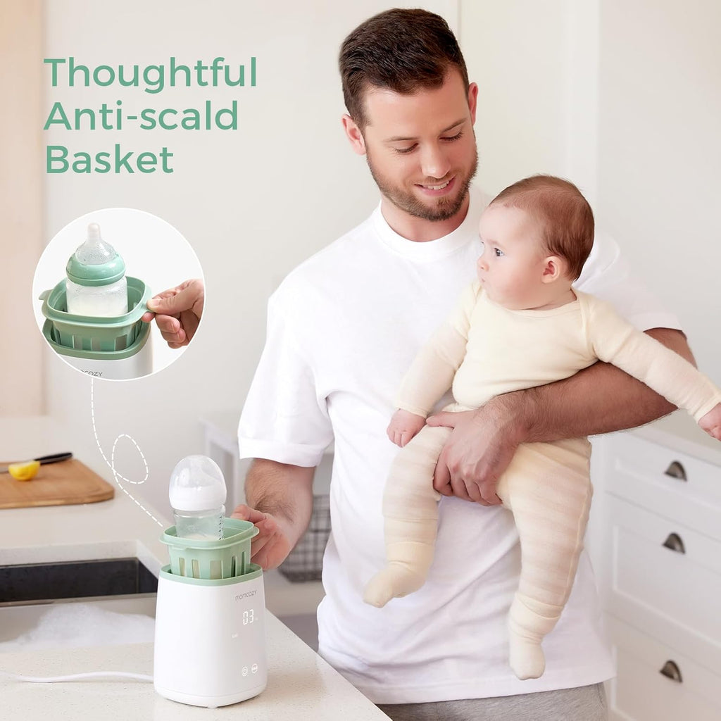 Bottle Warmer, Fast Bottle Warmers for All Bottles with Timer, Accurate Temperature Control and Automatic Shut-Off, Multifunctional Bottle Warmer for Breastmilk