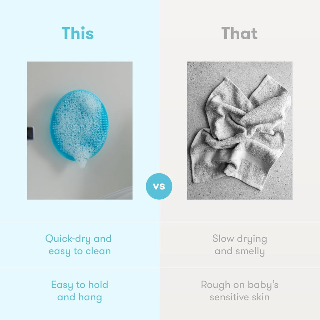 Dermafrida the Skinsoother Baby Bath Brush, Cradle Cap Brush for Babies, Baby Essential for Dry Skin, Cradle Cap Treatment and Eczema, 2 Pack