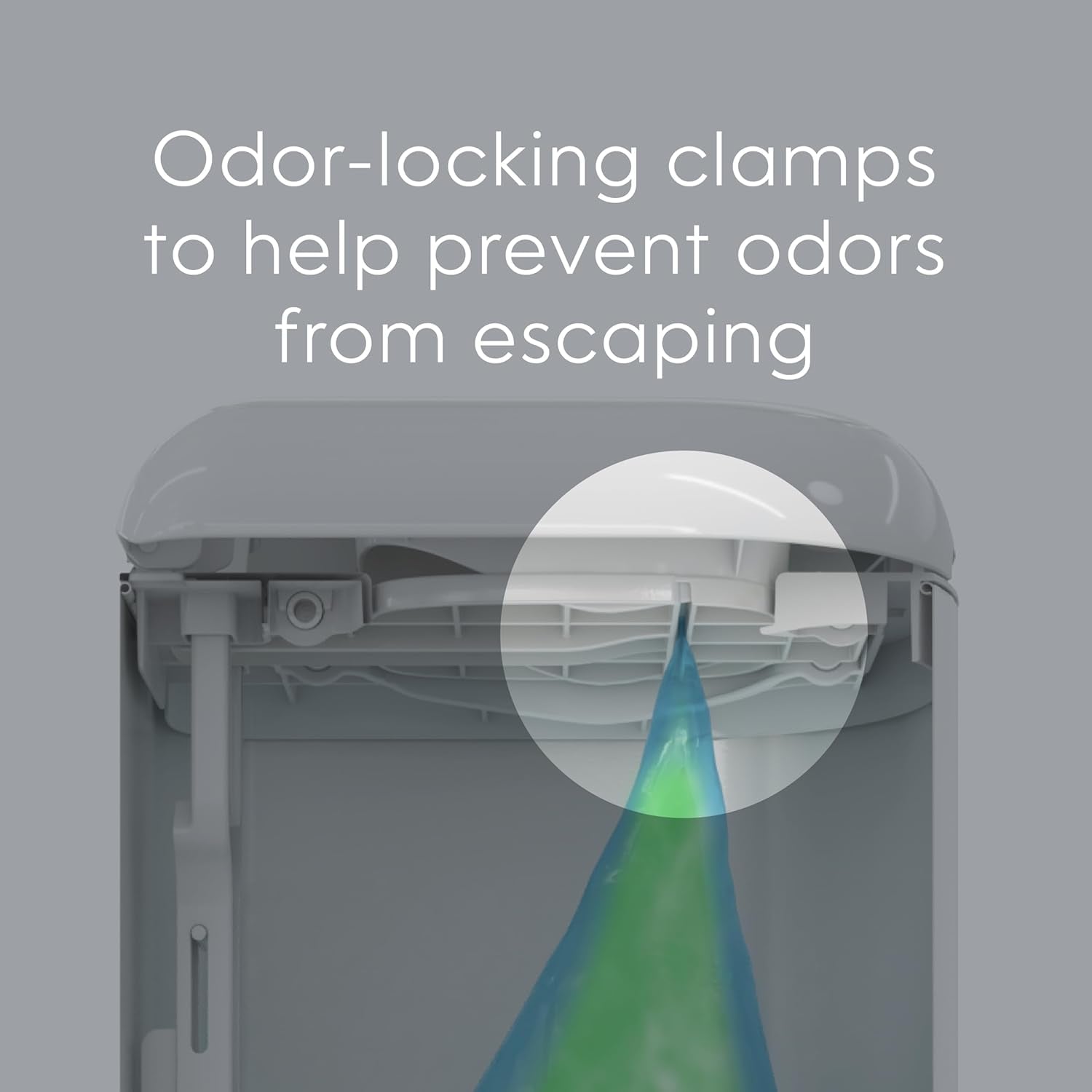 Platinum Pail (Lily White) Is Made in Durable Stainless Steel and Includes 1 Easy Roll Refill with 18 Bags That Can Last up to 5 Months.