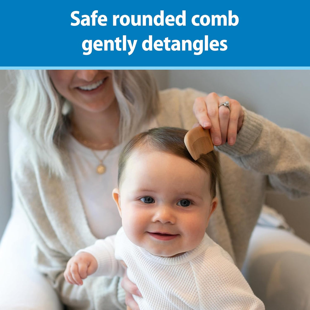 Baby Care Essentials Kit, Nail Scissors with Case, Nasal Aspirator, Cradle Cap Brush and Comb, Bpa-Free