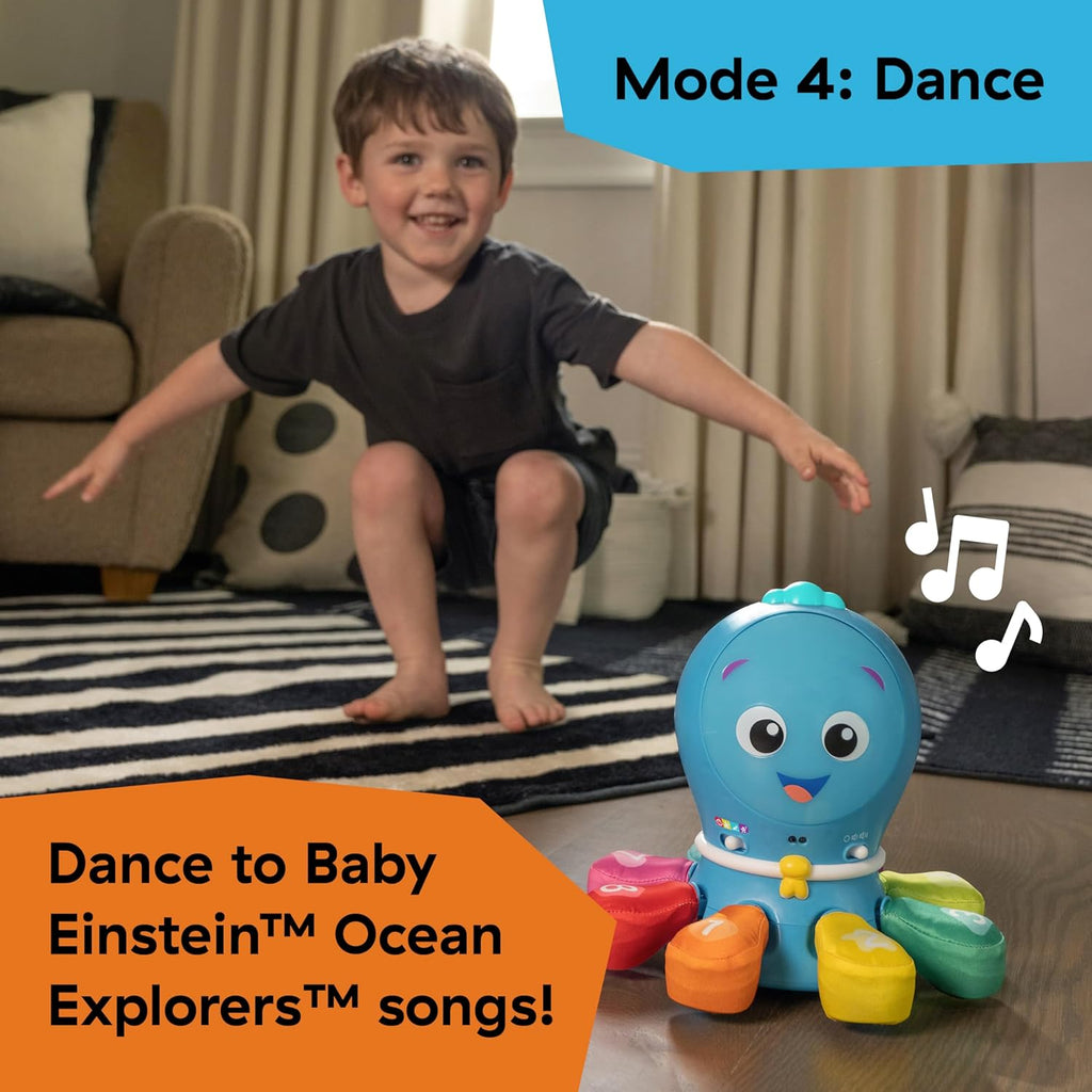 Ocean Explorers Go Opus Go 4-In-1 Crawl & Chase Activity Learning Toy, Music and Lights, Ages 3 Months to 5 Years