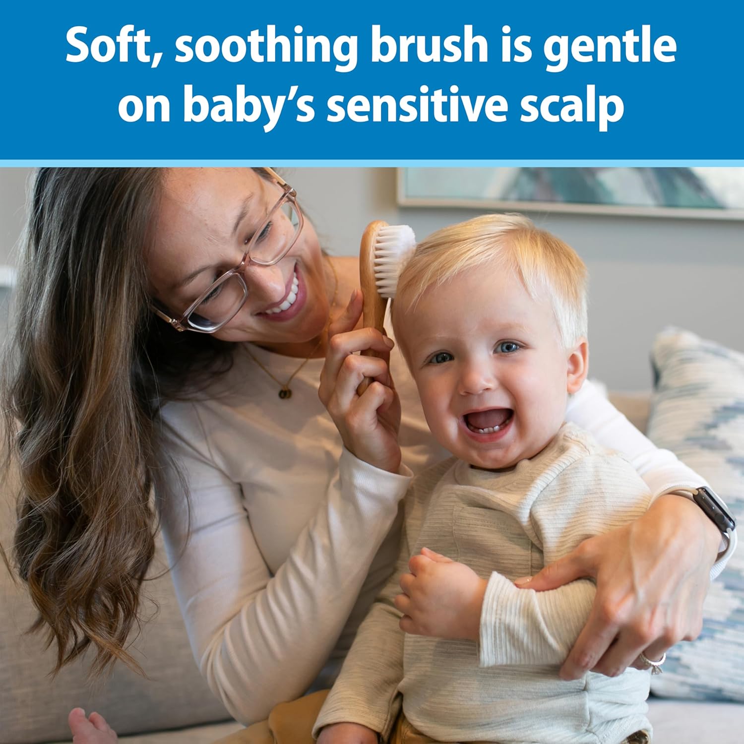 Baby Care Essentials Kit, Nail Scissors with Case, Nasal Aspirator, Cradle Cap Brush and Comb, Bpa-Free