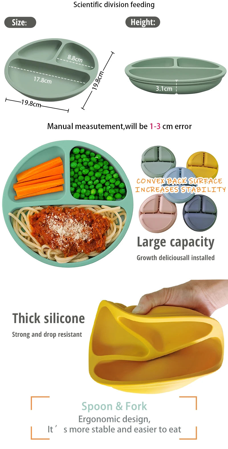 Everyday Silicone Bib: Soft, Waterproof & Mess-Proof