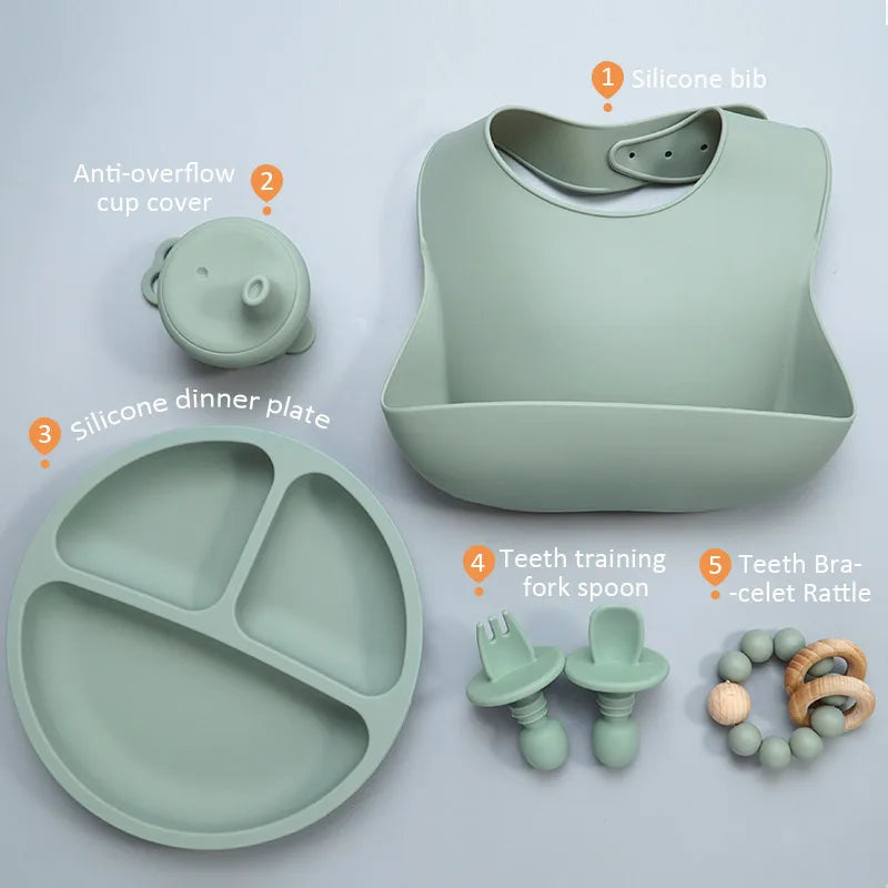 Everyday Silicone Bib: Soft, Waterproof & Mess-Proof