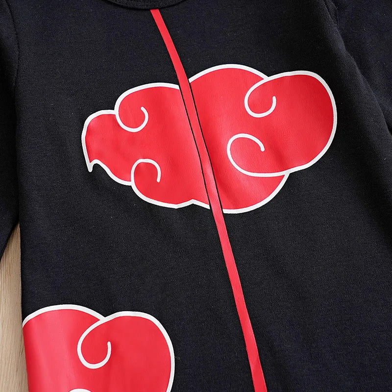 Anime O-Neck Long-Sleeved Newborns Baby Onesie