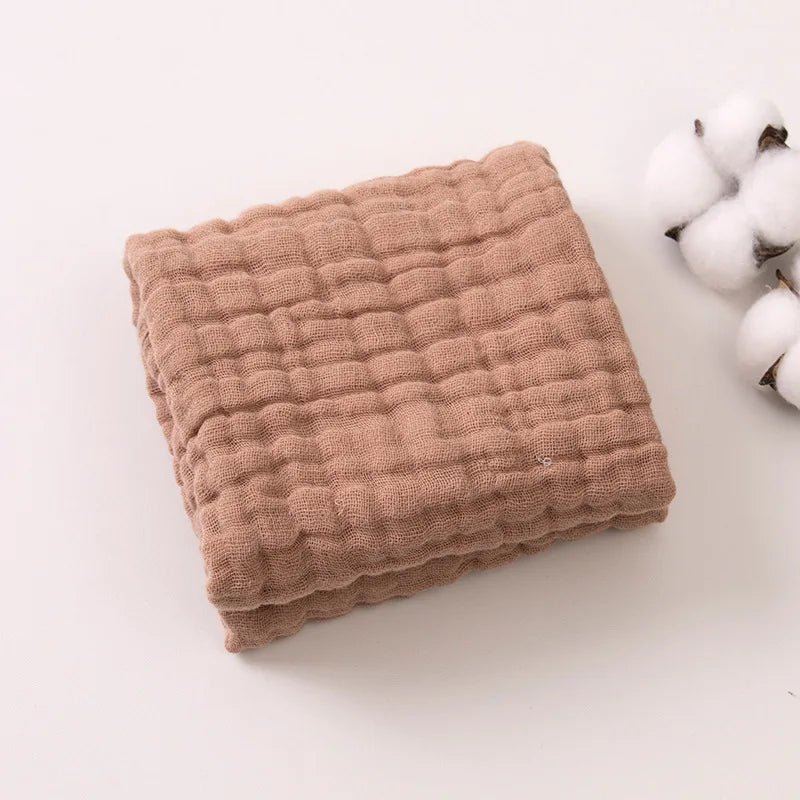 Paños para eructar de muselina de algodón de 6 capas | Juego básico de 3 piezas