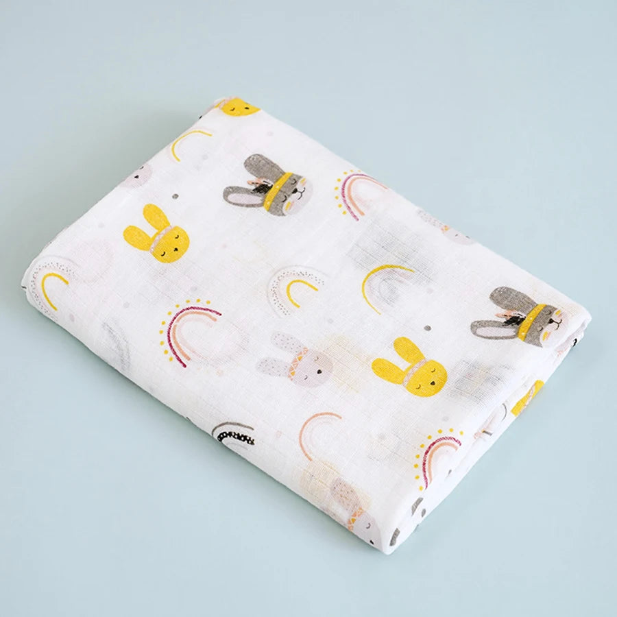 The Airy Muslin Swaddle: Class A Pure Cotton Summer Wrap