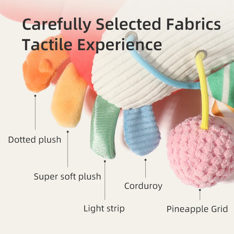 Barra de actividades musicales multisensoriales | Mordedor y sonajero de viaje universal