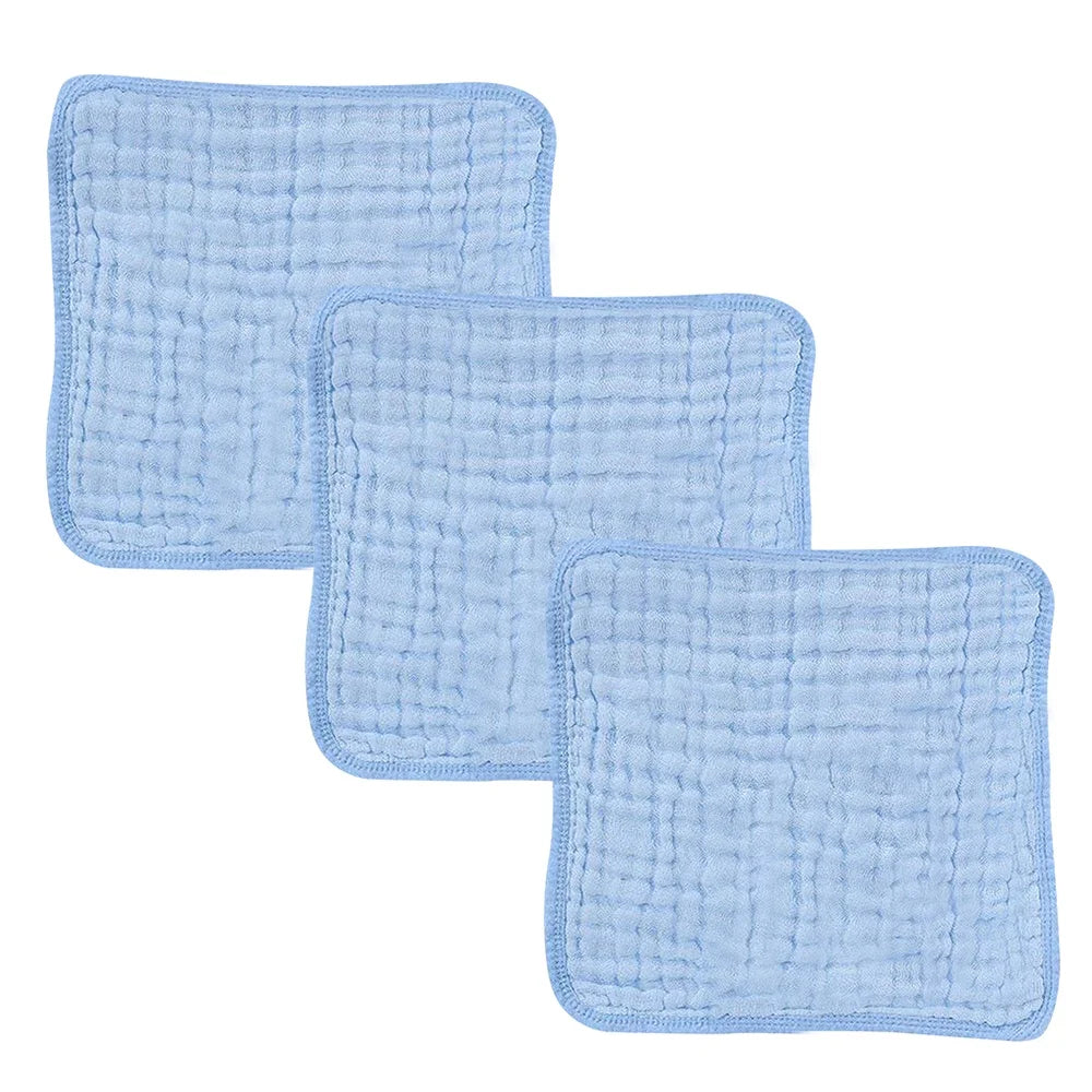 6-Layer Muslin Cotton Burp Cloths (3-Pack)