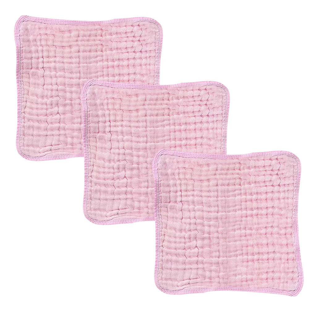 6-Layer Muslin Cotton Burp Cloths (3-Pack)