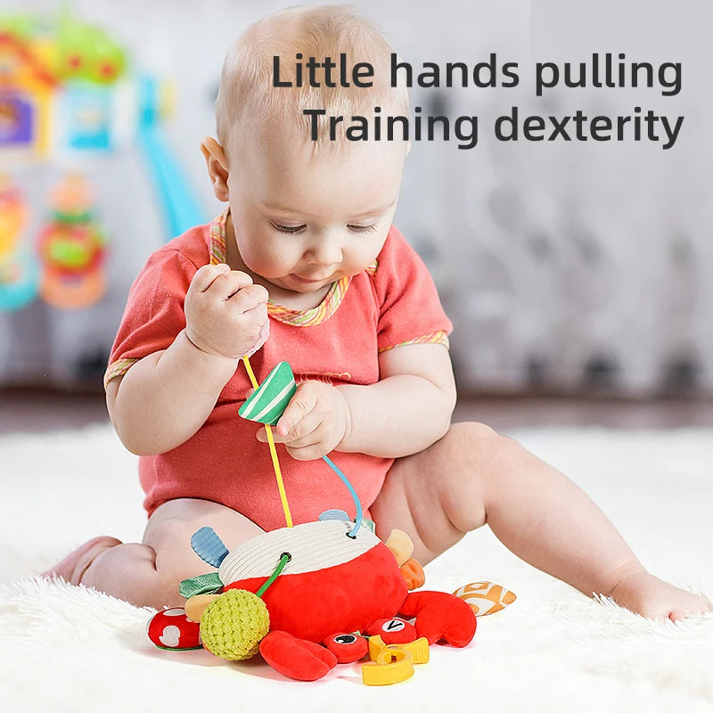 Barra de actividades musicales multisensoriales | Mordedor y sonajero de viaje universal