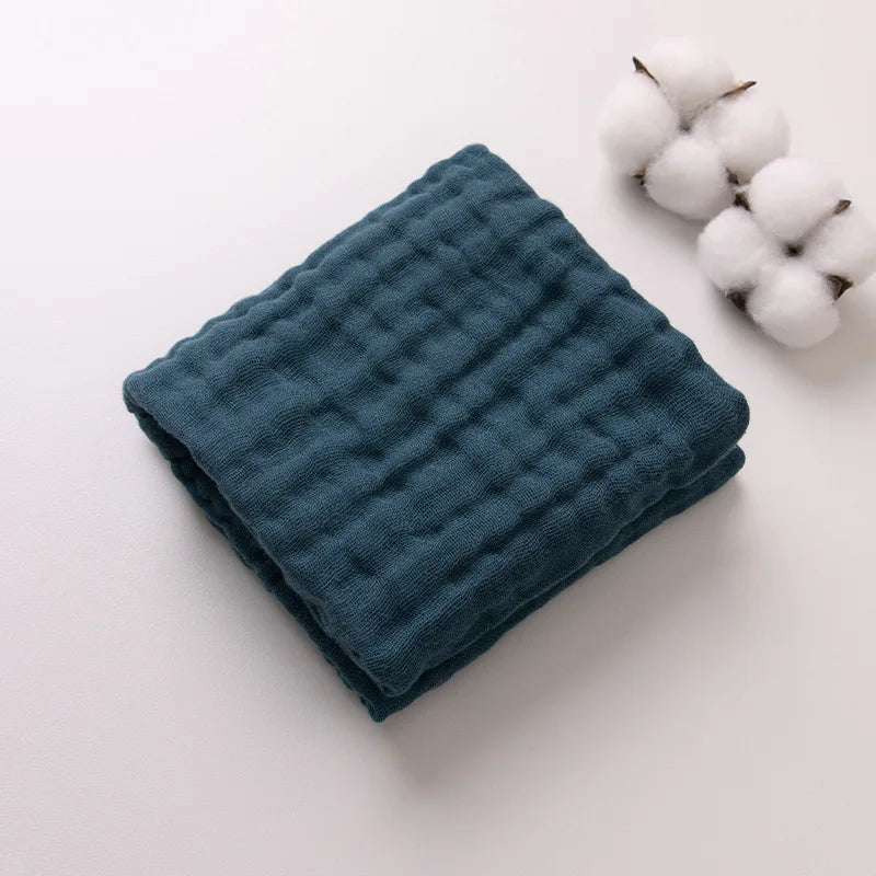 6-Layer Muslin Cotton Burp Cloths | 3-Piece Essential Set