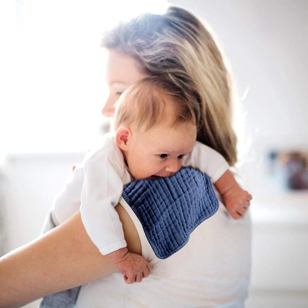 6-Layer Muslin Cotton Burp Cloths (3-Pack)