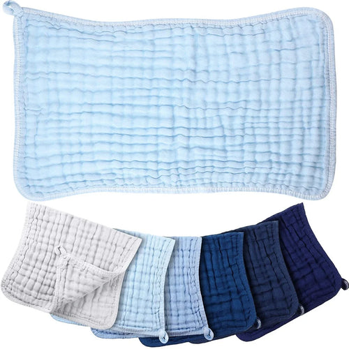 6-Layer Muslin Cotton Burp Cloths (3-Pack)