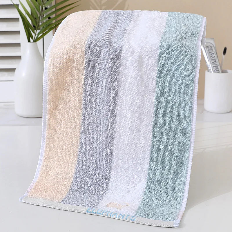 Cartoon Cotton Bath Towel | Ultra-Soft Newborn Handkerchief