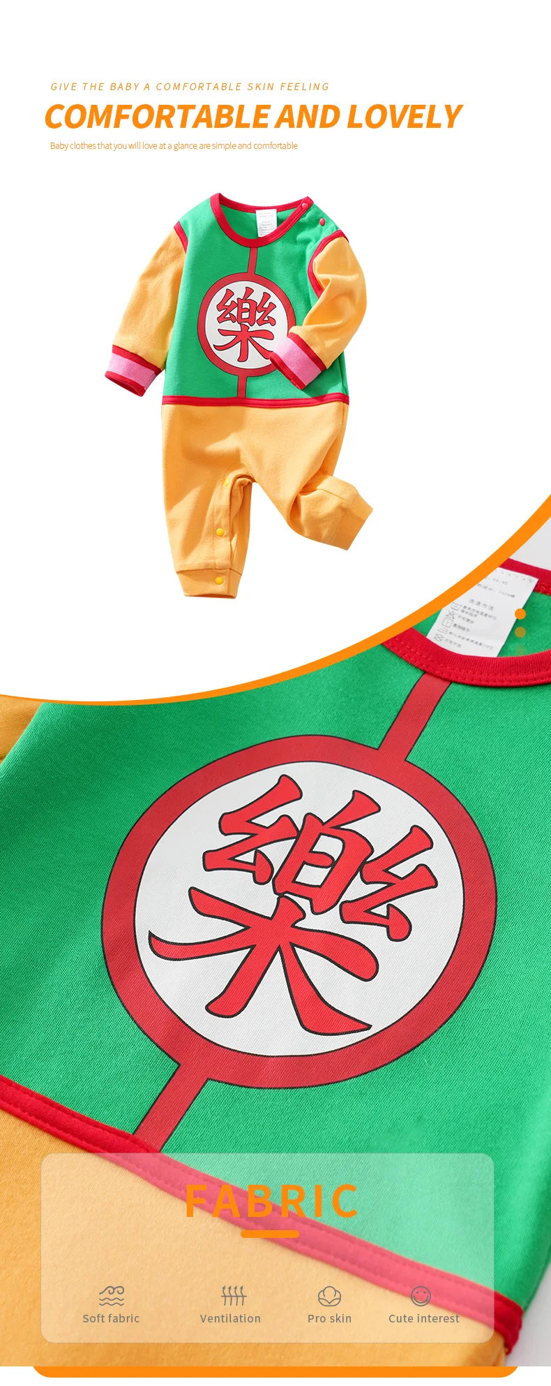 Baby Boys Long Sleeve Cotton Cartoon Cosplay Outfit Onesie