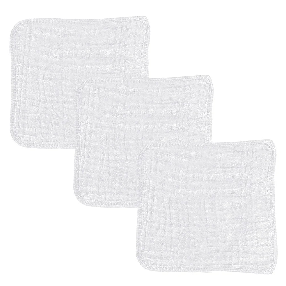 6-Layer Muslin Cotton Burp Cloths (3-Pack)