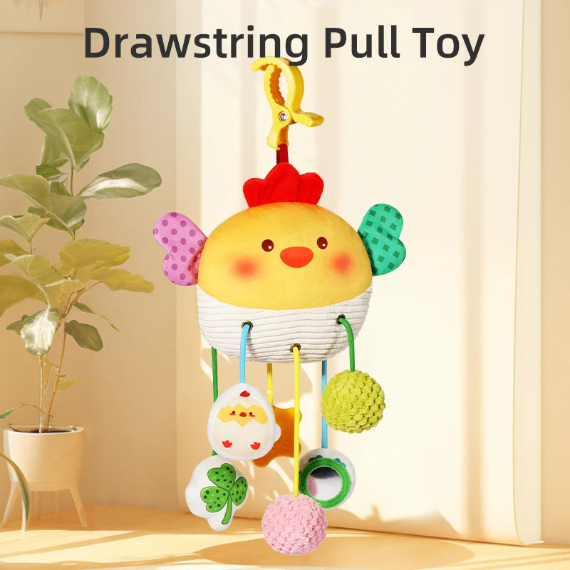 Barra de actividades musicales multisensoriales | Mordedor y sonajero de viaje universal