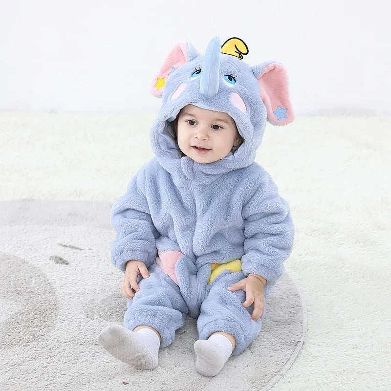 Elephant Character Ultra-Soft Jumpsuit