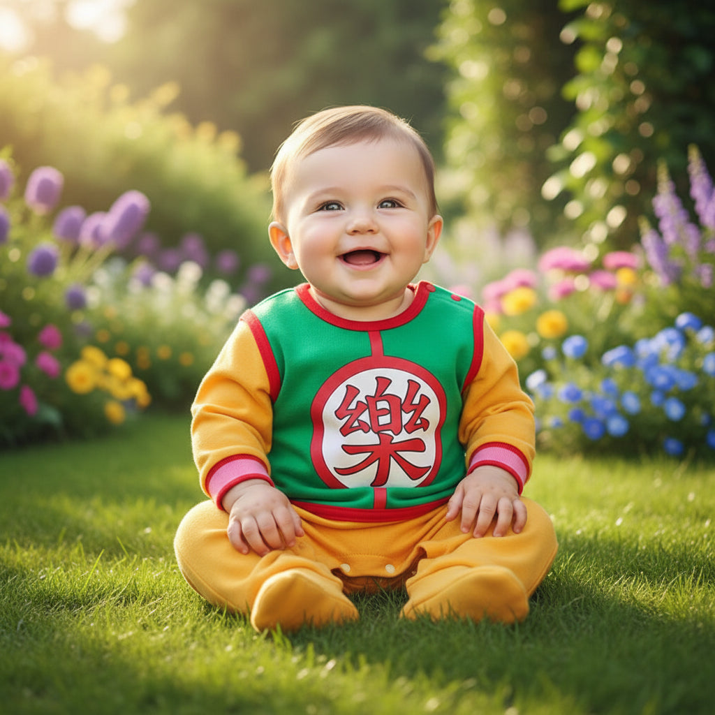 Baby Boys Long Sleeve Cotton Cartoon Cosplay Outfit Onesie