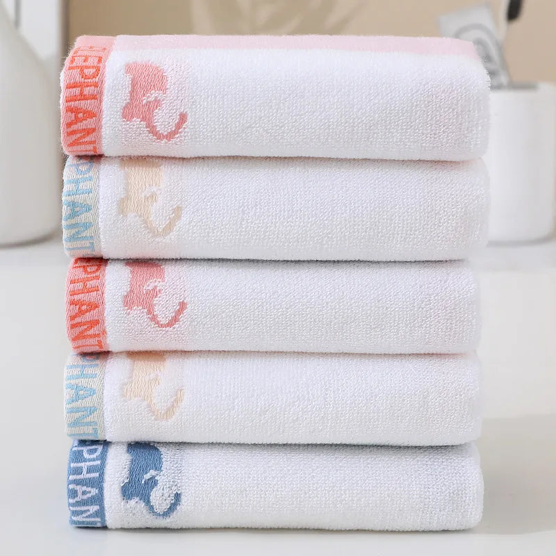 Cartoon Cotton Bath Towel | Ultra-Soft Newborn Handkerchief
