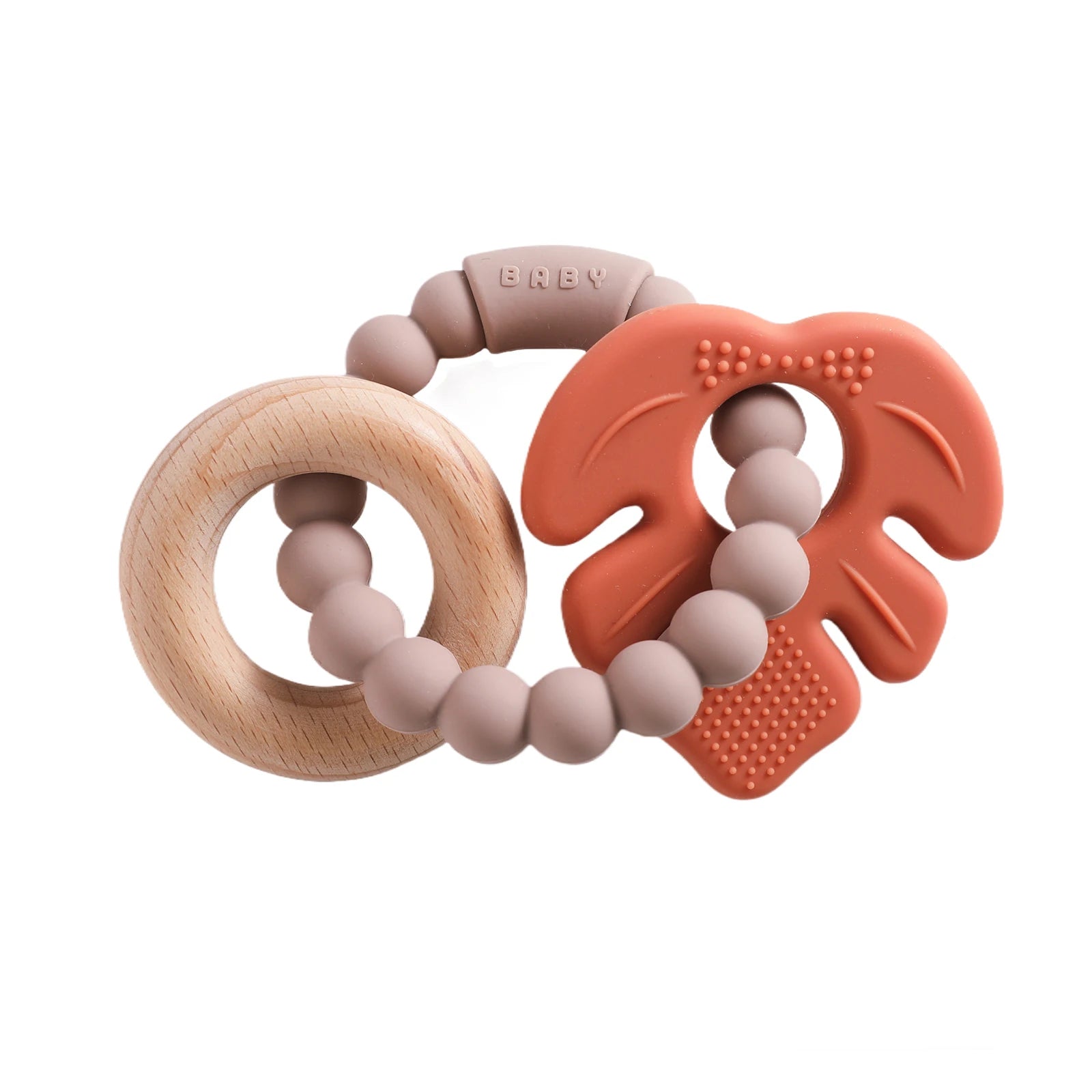 Planet-Theme Silicone Teething Bracelet | 360° Sensory Reach & Molar Relief