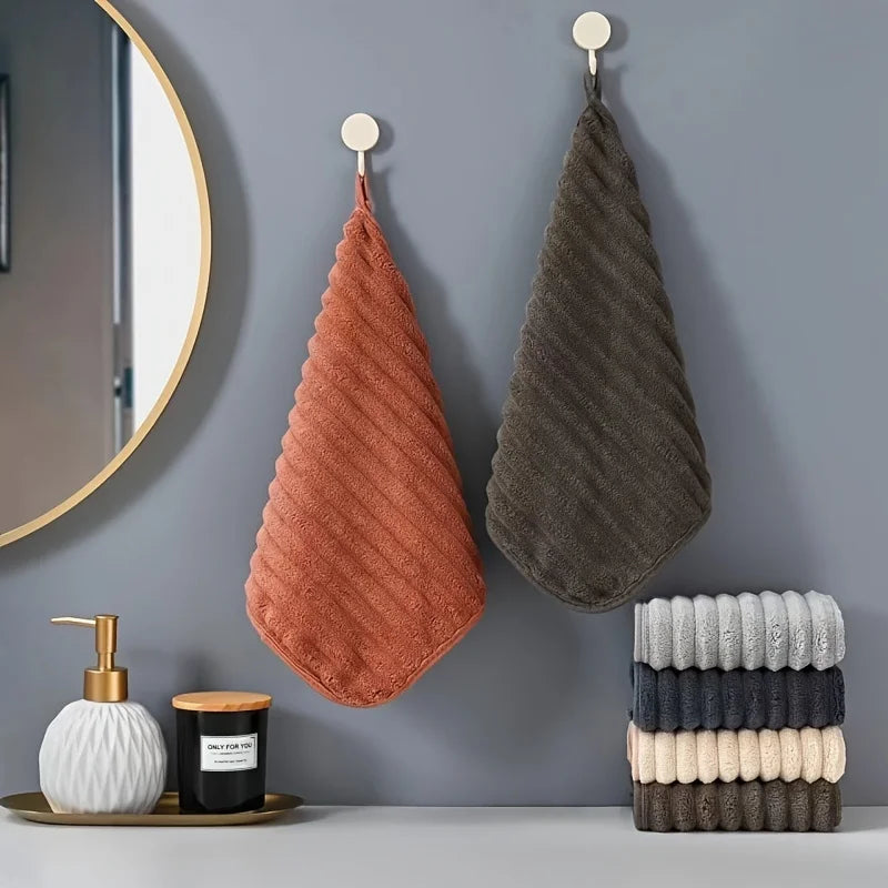 Juego de toallitas de lujo | Toallas de mano superabsorbentes de 5 piezas