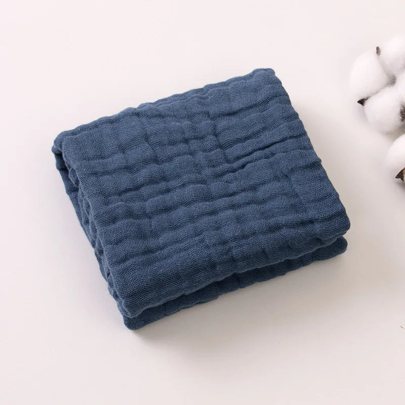 6-Layer Muslin Cotton Burp Cloths | 3-Piece Essential Set