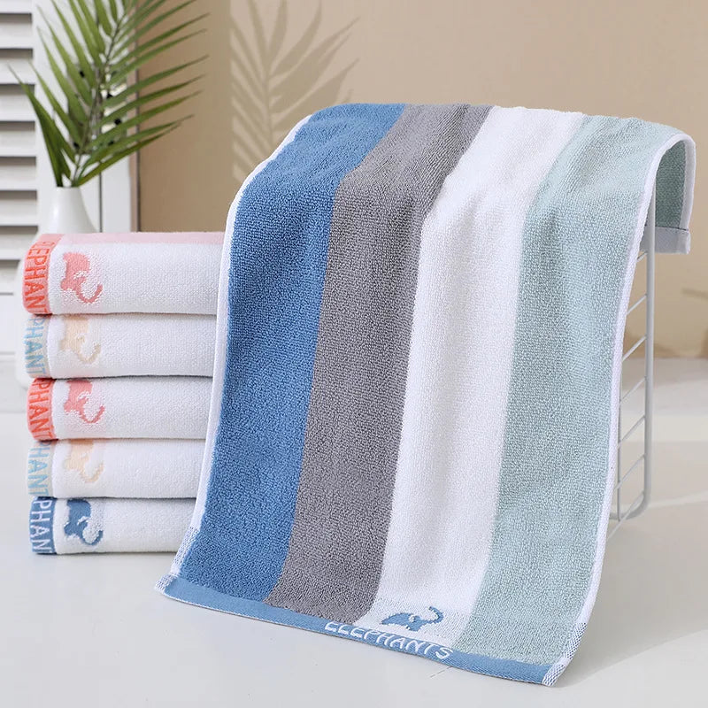 Cartoon Cotton Bath Towel | Ultra-Soft Newborn Handkerchief