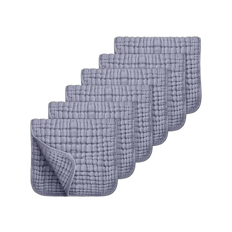 Paños de muselina para eructar - Toalla de baño para bebé 100 % algodón, 50 x 25 cm