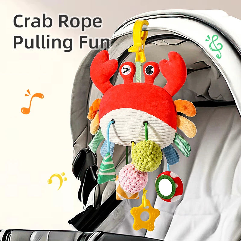 Multi-Sensory Musical Activity Bar | Universal Travel Teether & Rattle Toy