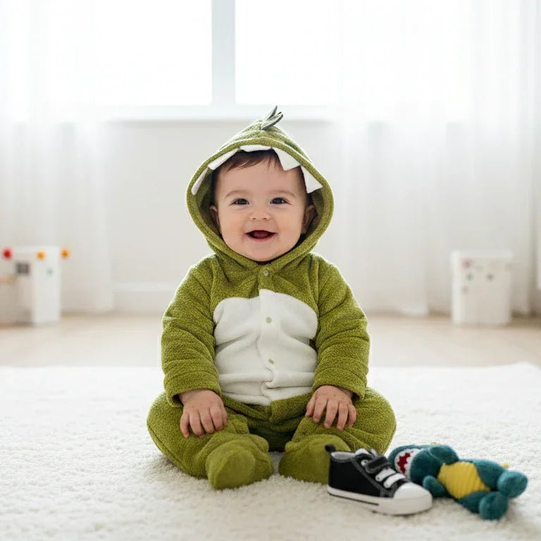 The Little Dino Plush Romper